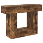 vidaXL Údený Dub 101 x 30 x 74 cm – Obrázok 2
