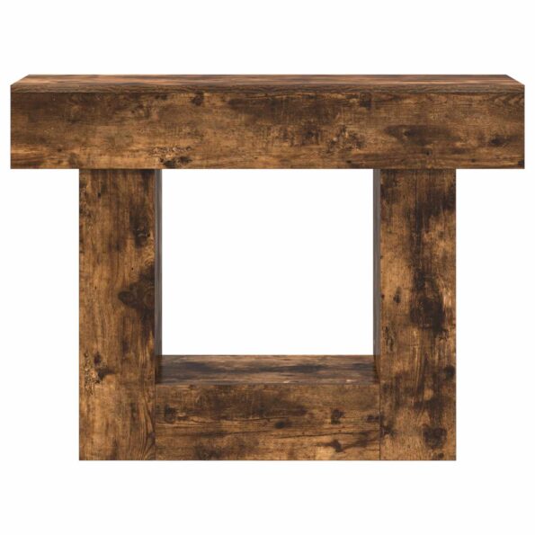 vidaXL Údený Dub 101 x 30 x 74 cm – Obrázok 5