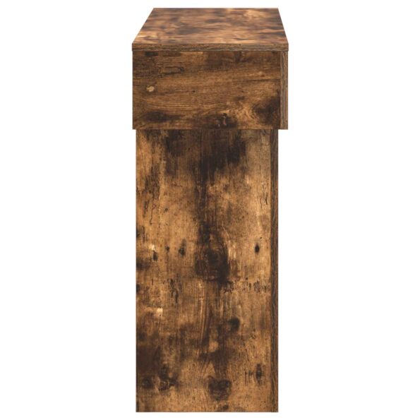 vidaXL Údený Dub 101 x 30 x 74 cm – Obrázok 6