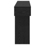 vidaXL Čierny Dub 160 x 30 x 74 cm – Obrázok 6
