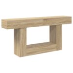 vidaXL Sonoma dub 160 x 30 x 74 cm – Obrázok 2