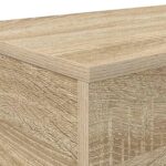 vidaXL Sonoma dub 160 x 30 x 74 cm – Obrázok 8