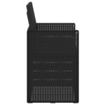vidaXL Záhradné jedálenské stoličky 2 pcs Antracit 53 x 47 x 88,5 cm – Obrázok 6