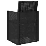 vidaXL Záhradné jedálenské stoličky 2 pcs Antracit 53 x 47 x 88,5 cm – Obrázok 7