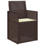 vidaXL Vankúše na sedenie 2 pcs Krémová 47 x 36 x 2 cm Polyester – Obrázok 3