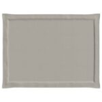 vidaXL Vankúše na sedenie 2 pcs Svetlosivá 47 x 36 x 2 cm Polyester – Obrázok 5
