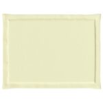 vidaXL Vankúše na sedenie 4 pcs Krémová 47 x 36 x 2 cm Polyester – Obrázok 5