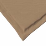 vidaXL Vankúše na sedenie 4 pcs Sivohnedá 47 x 36 x 2 cm Polyester – Obrázok 8