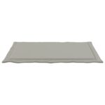 vidaXL Vankúše na sedenie 4 pcs Svetlosivá 47 x 36 x 2 cm Polyester – Obrázok 7