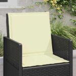 vidaXL Sedadlové a zadné vankúše 2 pcs Krémová 47 x 45 x 2 cm – Obrázok 4