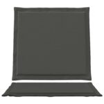 vidaXL Sedadlové a zadné vankúše 2 pcs Antracitová 47 x 45 x 2 cm – Obrázok 6