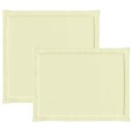vidaXL Sedadlové a zadné vankúše 4 pcs Krémová 47 x 45 x 2 cm – Obrázok 7