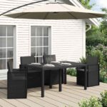 vidaXL Sedadlové a zadné vankúše 4 pcs Antracitová 47 x 45 x 2 cm