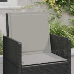 vidaXL Sedadlové a zadné vankúše 4 pcs Svetlosivá 47 x 45 x 2 cm – Obrázok 4