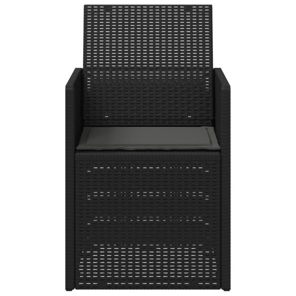 vidaXL Záhradné jedálenské stoličky 2 pcs Antracitová PP – Obrázok 5