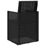 vidaXL Záhradné jedálenské stoličky 2 pcs Antracitová PP – Obrázok 7