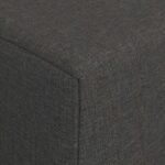 vidaXL Skladacia pohovka na spaní Tmavosivá 200 x 70 x 15 cm Látka – Obrázok 7