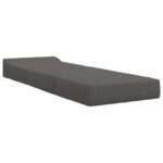 vidaXL Skladacia pohovka na spaní Tmavosivá 200 x 70 x 15 cm – Obrázok 3