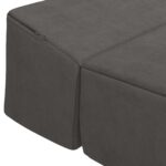 vidaXL Skladacia pohovka na spaní Tmavosivá 200 x 70 x 15 cm – Obrázok 6