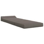 vidaXL Skladacia pohovka na spaní Svetlosivá 200 x 70 x 10 cm – Obrázok 2