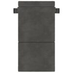 vidaXL Skladacia pohovka na spaní Tmavosivá 100 x 80 x 60 cm Látka – Obrázok 3