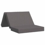 vidaXL Skladacia pohovka na spaní 100 x 67 x 45 cm Svetlosivá – Obrázok 2