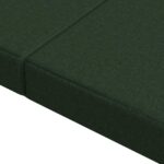 vidaXL Skladacia pohovka na spaní 120 x 67 x 45 cm Tmavozelená – Obrázok 7