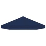 vidaXL Kryt na altánkovú strechu 6 x 3 m Modrá Polyester 190 – Obrázok 4
