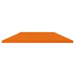 vidaXL Kryt na altánkovú strechu 6 x 3 m Oranžová Polyester 190 – Obrázok 3