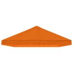 vidaXL Kryt na altánkovú strechu 6 x 3 m Oranžová Polyester 190 – Obrázok 4