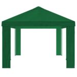 vidaXL Záhradný altánkový kryt 6 x 3 m Zelená Polyester 190 gsm – Obrázok 4