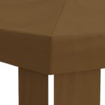 vidaXL Záhradný altánkový kryt 6 x 3 m Sivohnedá Polyester 190 gsm – Obrázok 5
