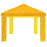 vidaXL Záhradný altánkový kryt 6 x 3 m Žltá Polyester 190 gsm – Obrázok 4