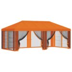 vidaXL Kryt altánku s bočnými stenami Oranžová 600,5 x 300,5 cm – Obrázok 2