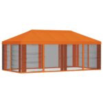 vidaXL Kryt altánku s bočnými stenami Oranžová 600,5 x 300,5 cm – Obrázok 3