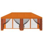 vidaXL Kryt altánku s bočnými stenami Oranžová 600,5 x 300,5 cm – Obrázok 5