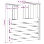 vidaXL Opierky 2 pcs Hnedá 60 x 6 x 61 cm Kompozitné drevo – Obrázok 10