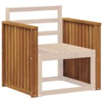 vidaXL Opierky 2 pcs Hnedá 60 x 6 x 61 cm Kompozitné drevo – Obrázok 3