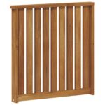 vidaXL Opierky 2 pcs Hnedá 60 x 6 x 61 cm Kompozitné drevo – Obrázok 4