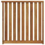 vidaXL Opierky 2 pcs Hnedá 60 x 6 x 61 cm Kompozitné drevo – Obrázok 5