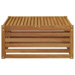 vidaXL Vonkajší stôl Pevné akáciové drevo Prírodná 79 x 79 x 37 cm – Obrázok 4