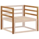 vidaXL Opierka 2 pcs Prírodná 79 x 4 x 73 cm Pevné akáciové drevo – Obrázok 3