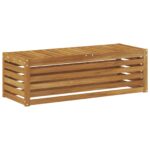 vidaXL Záhradná stolička, lavička Prírodná 115 x 43 x 37 cm – Obrázok 6