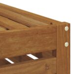 vidaXL Záhradná stolička, lavička Prírodná 115 x 43 x 37 cm – Obrázok 7