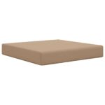 vidaXL Vankúš na vonkajšiu pohovku Sivohnedá 60 x 60 x 8 cm Polyester – Obrázok 5