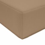 vidaXL Vankúš na vonkajšiu pohovku Sivohnedá 60 x 60 x 8 cm Polyester – Obrázok 6
