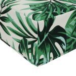 vidaXL Vankúš na vonkajšiu pohovku Vzor listov 60 x 60 x 8 cm – Obrázok 6