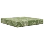 vidaXL Vankúš na vonkajšiu pohovku Design s listami 60 x 60 x 8 cm – Obrázok 2