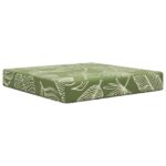vidaXL Vankúš na vonkajšiu pohovku Design s listami 60 x 60 x 8 cm – Obrázok 5