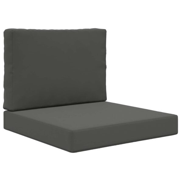 vidaXL Vankúš na vonkajšiu pohovku 2 pcs Antracit Polyester – Obrázok 2